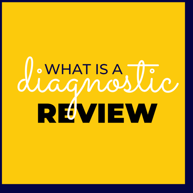 What is a diagnostic review