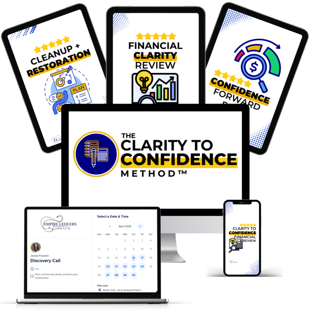 Empire Ledgers Bookkeeping Signature Clarity to Confidence Method.