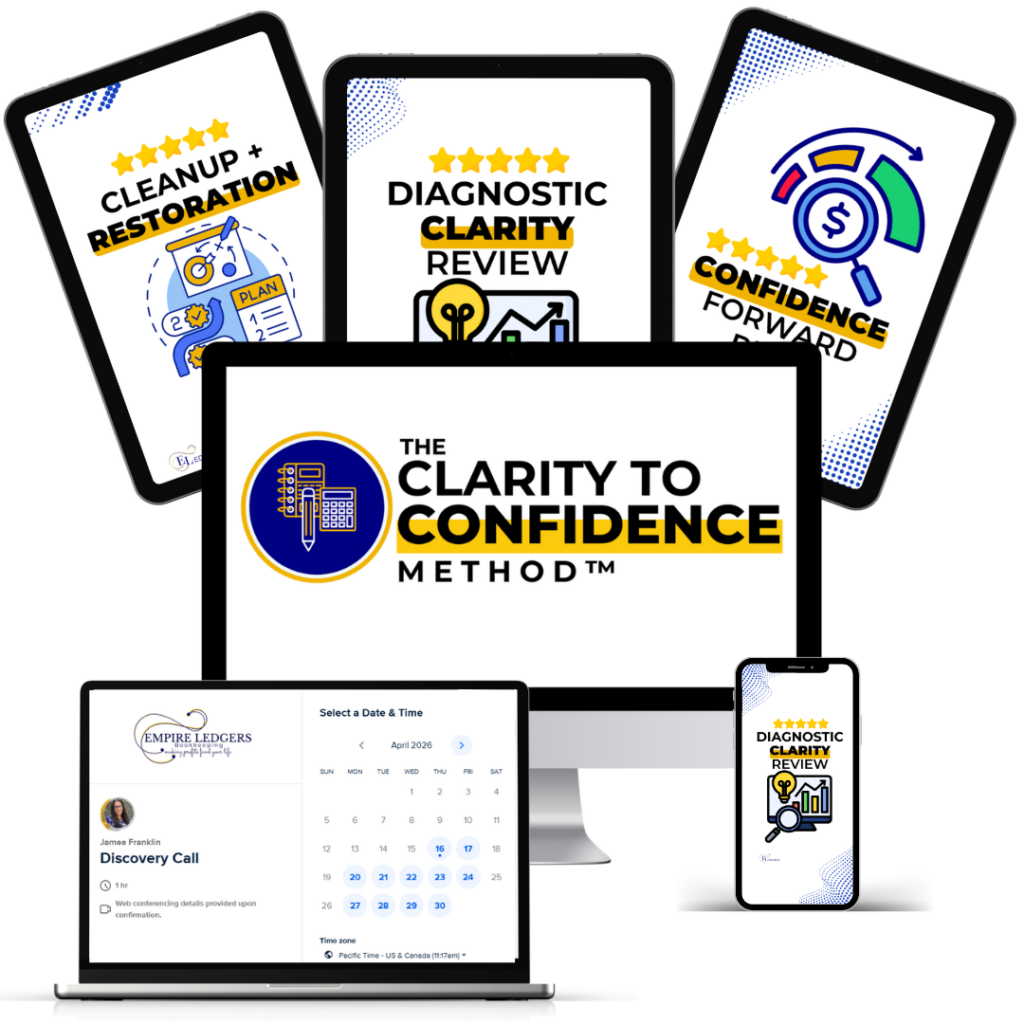 Empire Ledgers Bookkeeping Signature Clarity to Confidence Method.